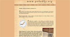 Desktop Screenshot of pohadky.org